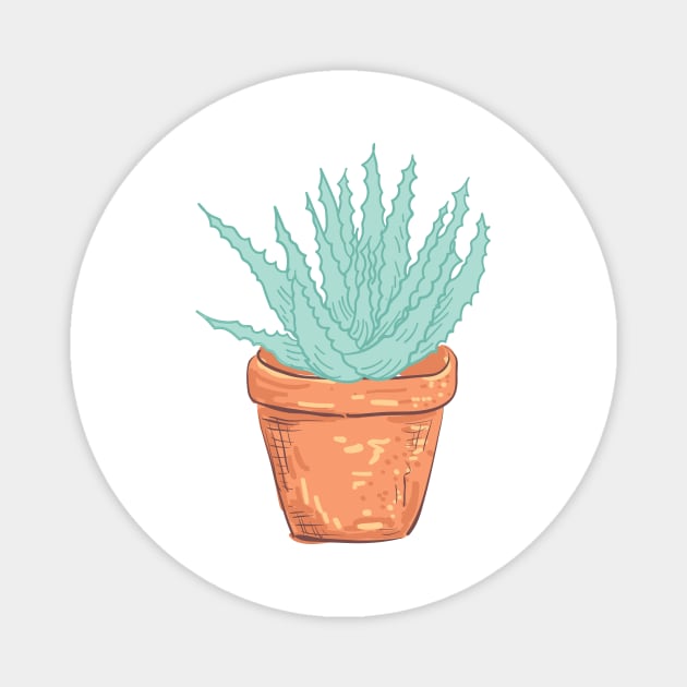 Spiky Cactus Magnet by SWON Design